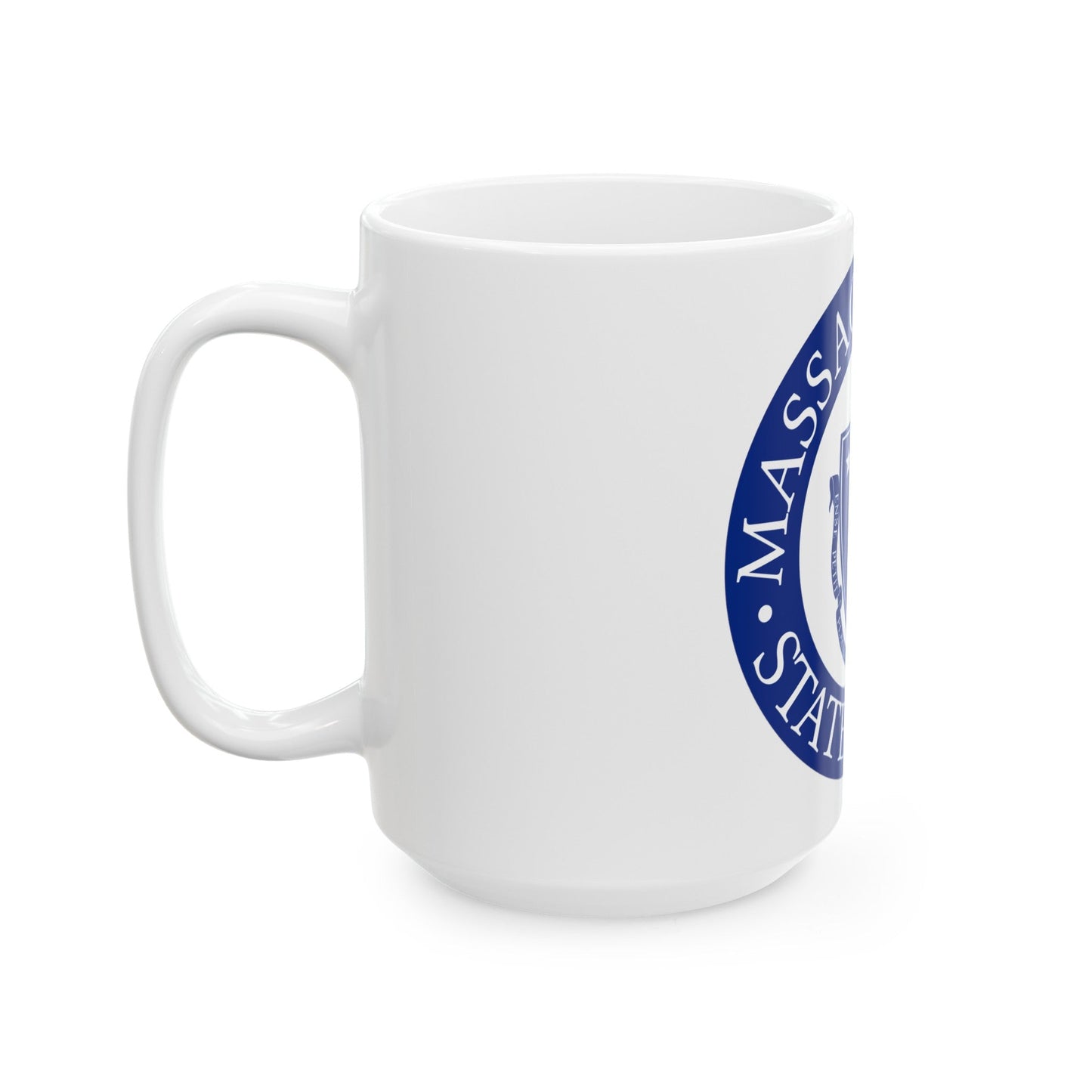 Seal of the State Police of Massachusetts - White Coffee Mug-The Sticker Space