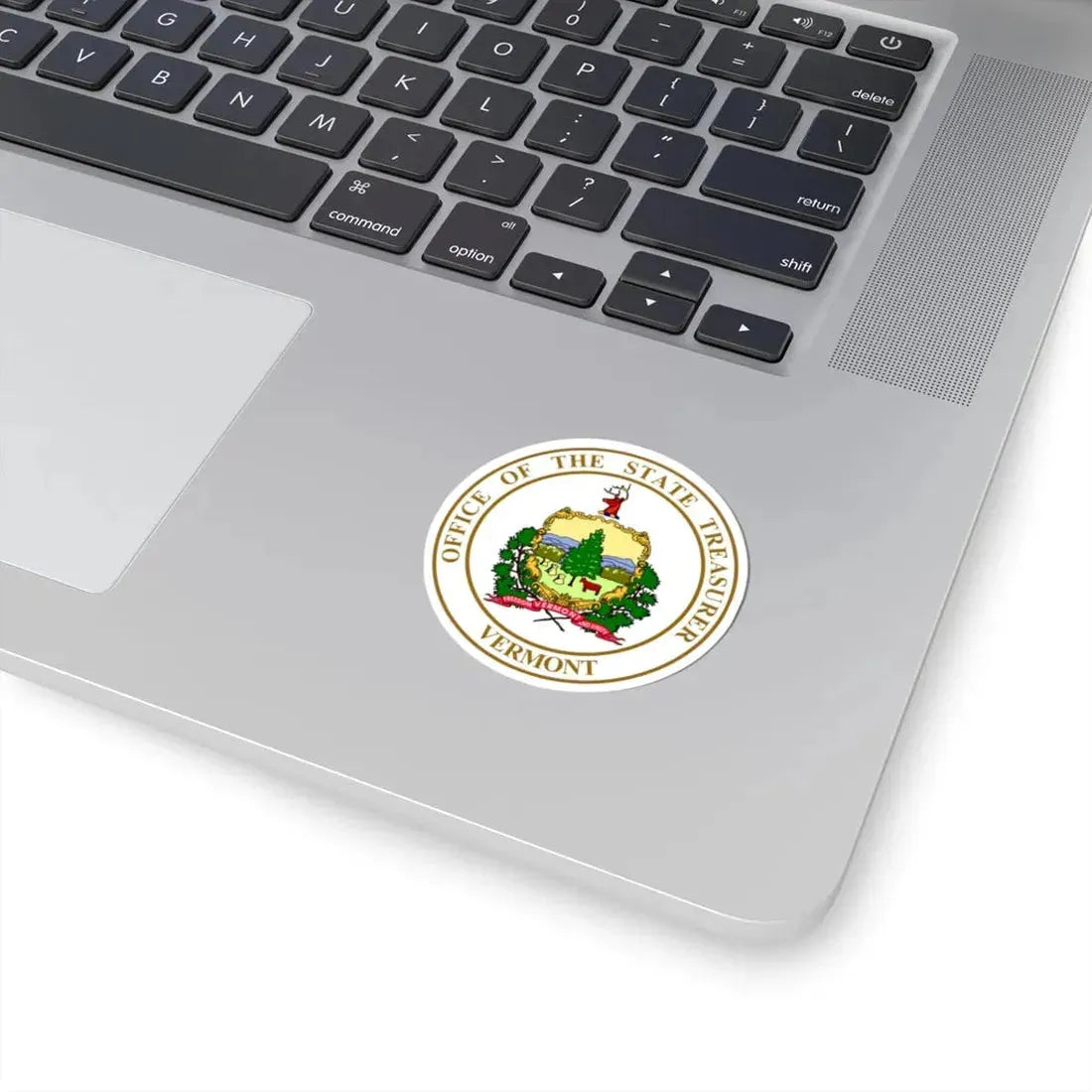 Seal of the State Treasurer of Vermont - STICKER Vinyl Kiss-Cut Decal - The Sticker Space