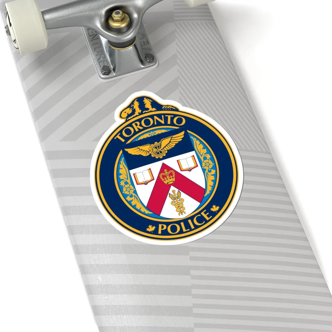Seal of the Toronto Police Service (Canada) (Coat of Arms) STICKER Vinyl Kiss-Cut Decal - The Sticker Space