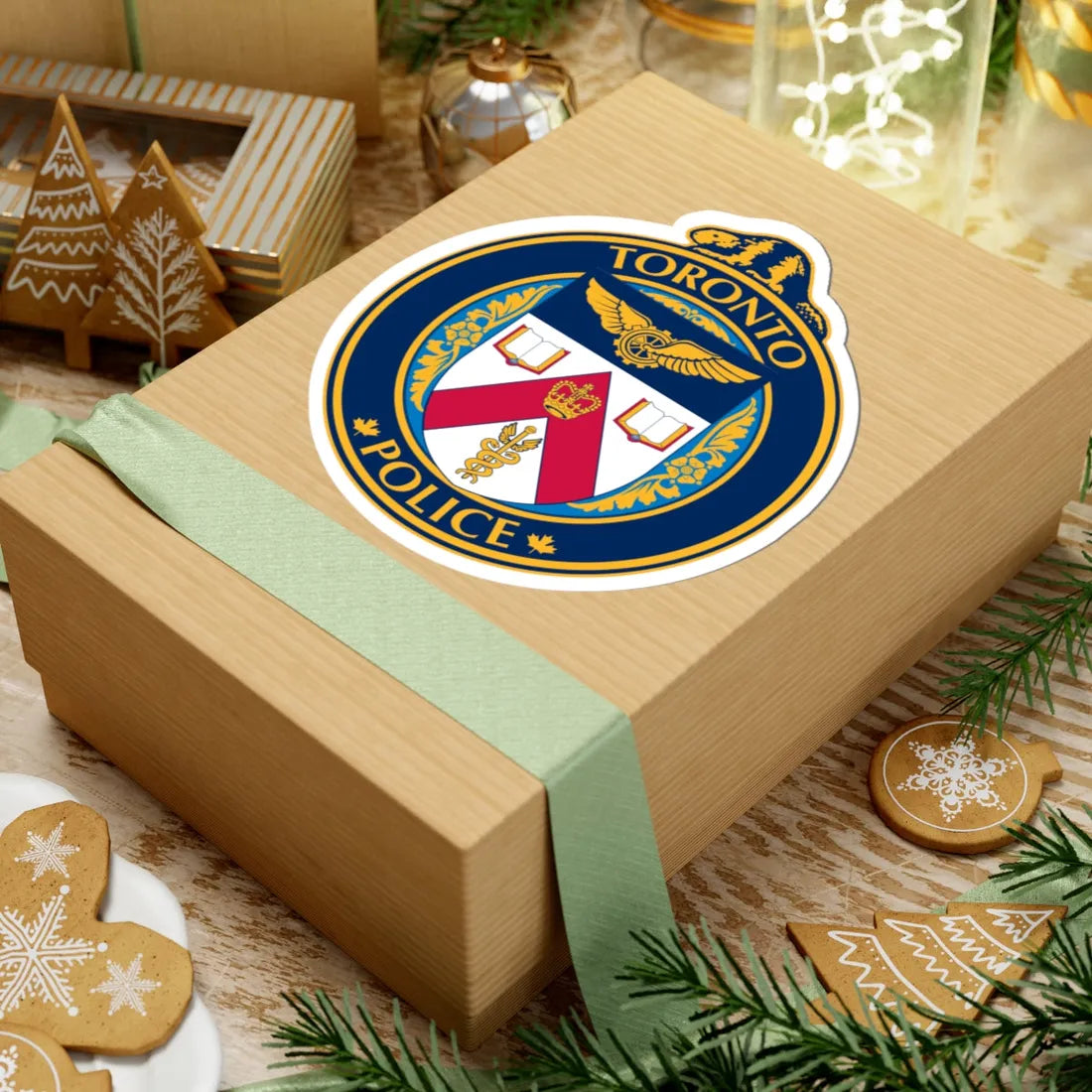 Seal of the Toronto Police Service (Canada) (Coat of Arms) STICKER Vinyl Kiss-Cut Decal - The Sticker Space