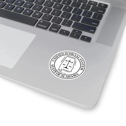 Seal of the Unified Judicial System of Alabama - STICKER Vinyl Kiss-Cut Decal - The Sticker Space