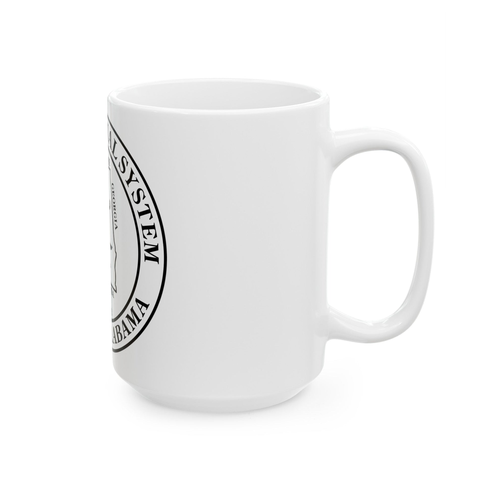 Seal of the Unified Judicial System of Alabama - White Coffee Mug-The Sticker Space