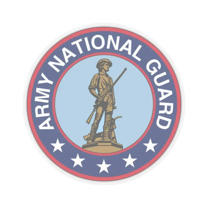 Seal of the United States Army National Guard - STICKER Vinyl Kiss-Cut Decal 2 Inch Transparent - The Sticker Space
