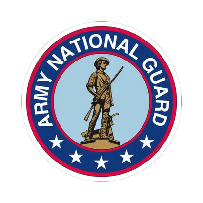 Seal of the United States Army National Guard - STICKER Vinyl Kiss-Cut Decal 3 Inch White - The Sticker Space