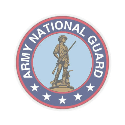 Seal of the United States Army National Guard - STICKER Vinyl Kiss-Cut Decal 6 Inch Transparent - The Sticker Space