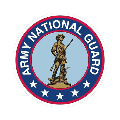 Seal of the United States Army National Guard (United States) STICKER Vinyl Kiss-Cut Decal 3 Inch White - The Sticker Space