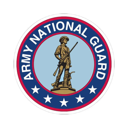 Seal of the United States Army National Guard (United States) STICKER Vinyl Kiss-Cut Decal 4 Inch White - The Sticker Space