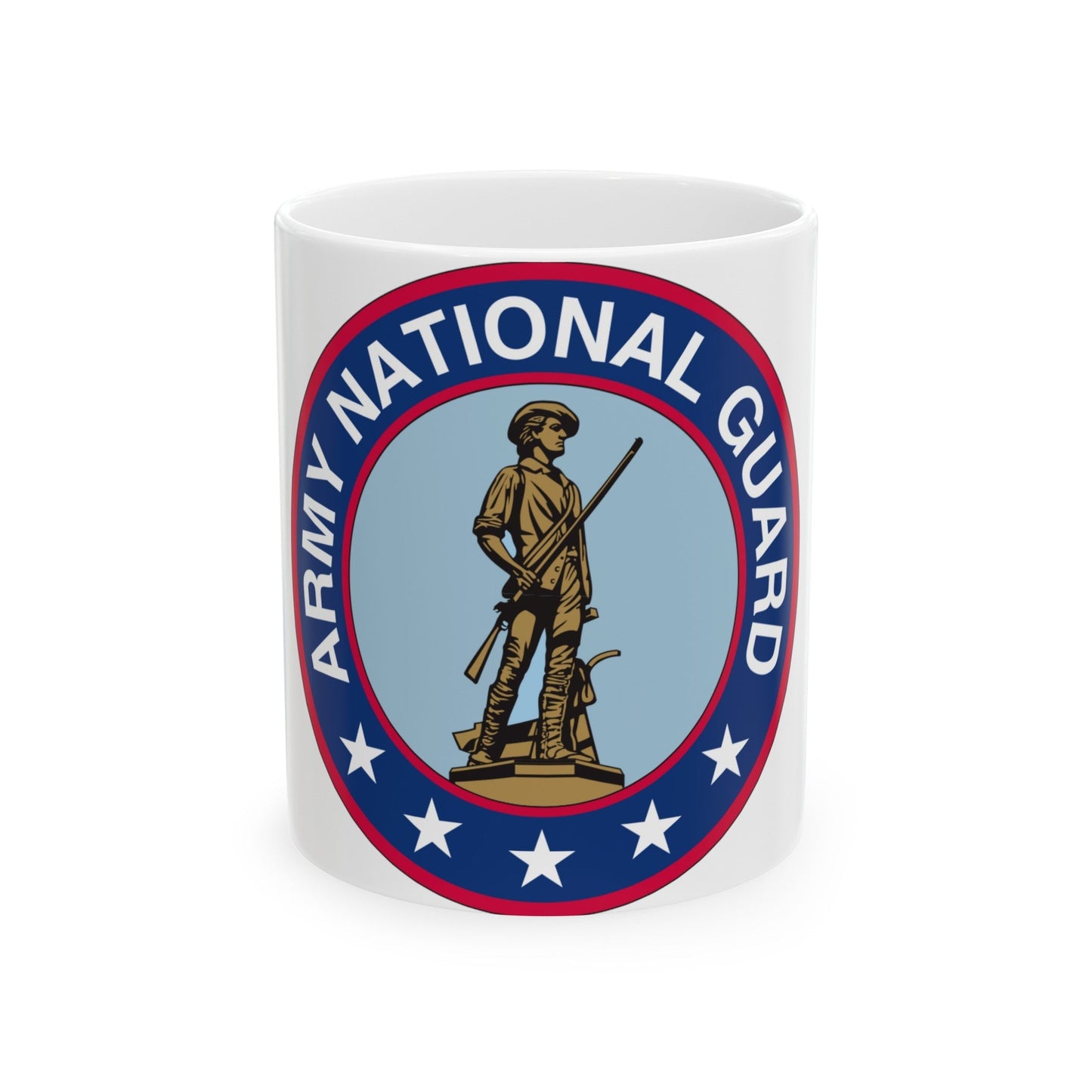 Seal of the United States Army National Guard - White Coffee Mug-11oz-The Sticker Space