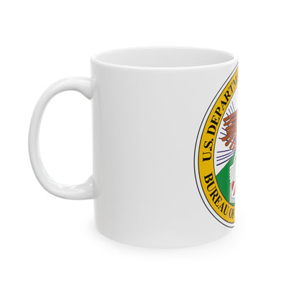 Seal of the United States Bureau of Indian Affairs - White Coffee Mug-The Sticker Space