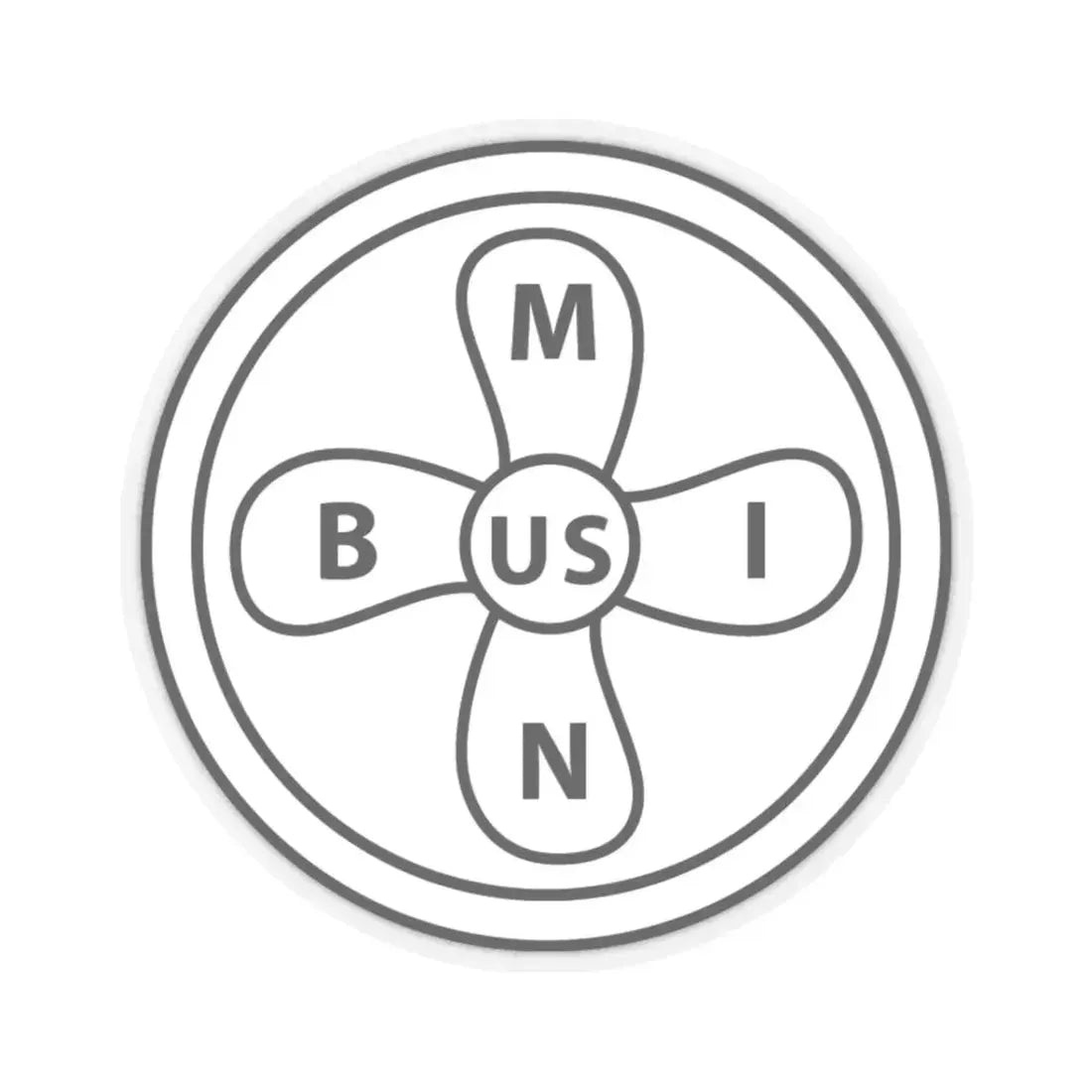 Seal of the United States Bureau of Marine Inspection and Navigation - STICKER Vinyl Kiss-Cut Decal 3 Inch Transparent - The Sticker Space