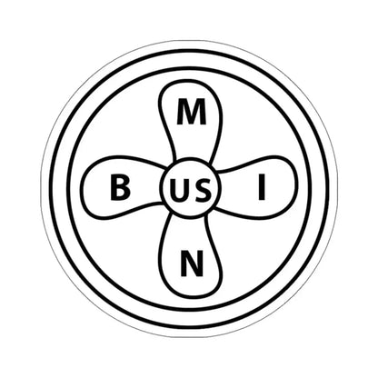 Seal of the United States Bureau of Marine Inspection and Navigation - STICKER Vinyl Kiss-Cut Decal 6 Inch White - The Sticker Space