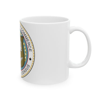 Seal of the United States Census Bureau - White Coffee Mug-The Sticker Space