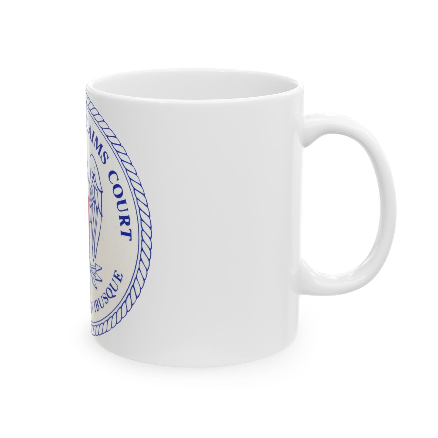 Seal of the United States Claims Court from 1982 to 1992 - White Coffee Mug-The Sticker Space