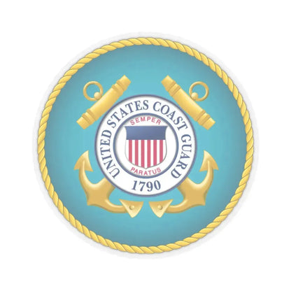 Seal of the United States Coast Guard (United States) STICKER Vinyl Kiss-Cut Decal 2 Inch Transparent - The Sticker Space