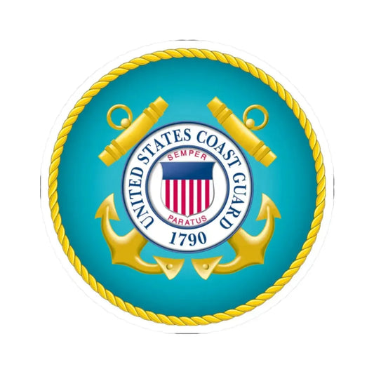 Seal of the United States Coast Guard (United States) STICKER Vinyl Kiss-Cut Decal 2 Inch White - The Sticker Space