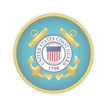 Seal of the United States Coast Guard (United States) STICKER Vinyl Kiss-Cut Decal 6 Inch Transparent - The Sticker Space
