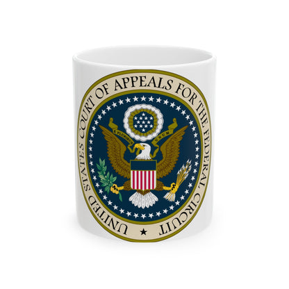 Seal of the United States Court of Appeals for the Federal Circuit - White Coffee Mug-11oz-The Sticker Space