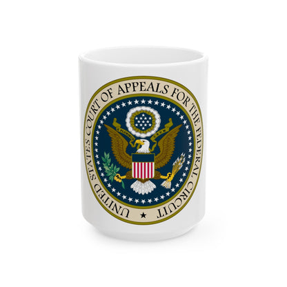 Seal of the United States Court of Appeals for the Federal Circuit - White Coffee Mug-15oz-The Sticker Space