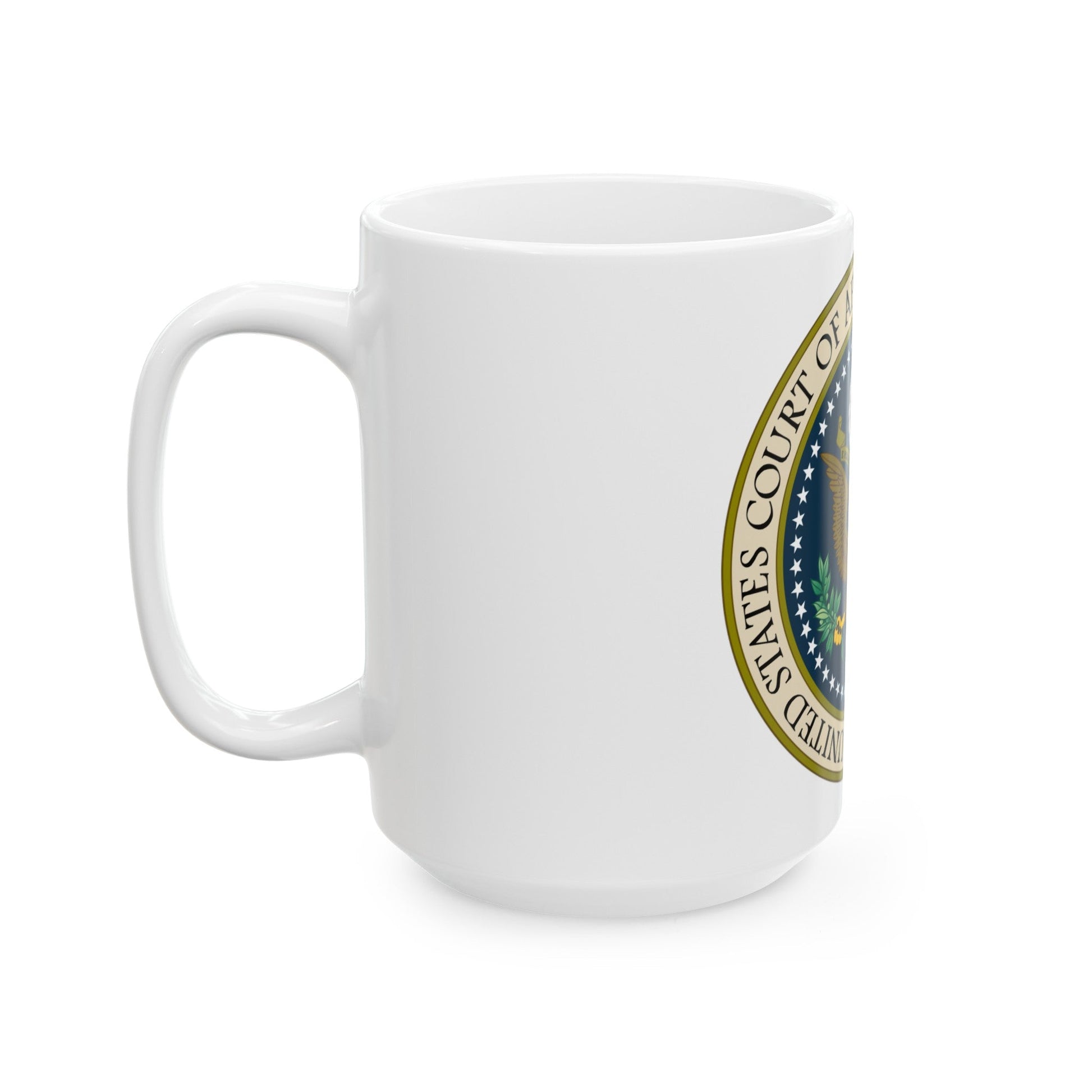 Seal of the United States Court of Appeals for the Federal Circuit - White Coffee Mug-The Sticker Space