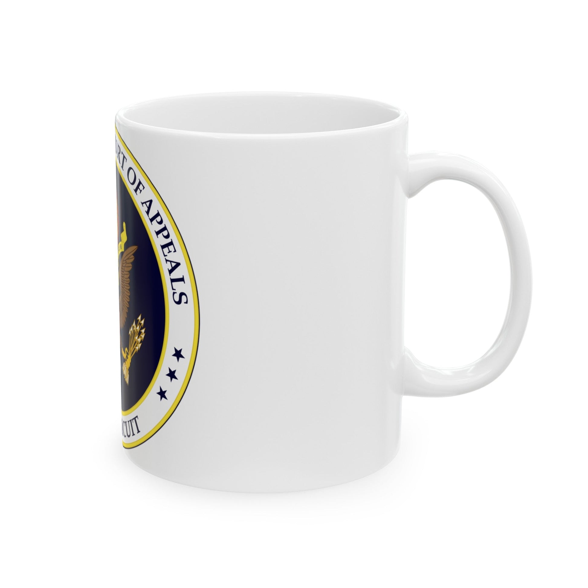 Seal of the United States Court of Appeals for the Fifth Circuit - White Coffee Mug-The Sticker Space