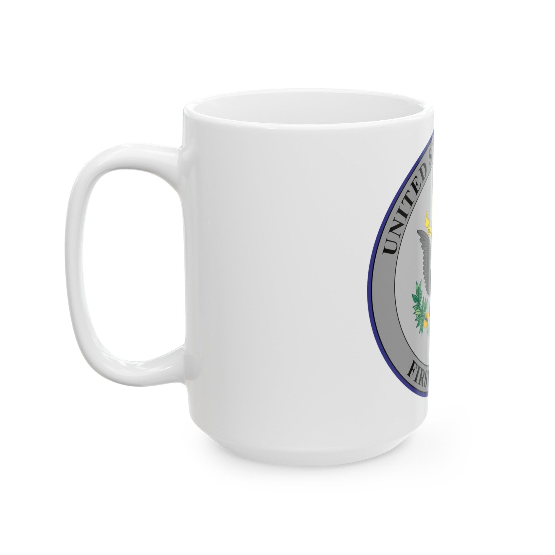 Seal of the United States Court of Appeals for the First Circuit - White Coffee Mug-The Sticker Space