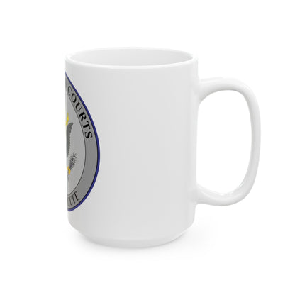 Seal of the United States Court of Appeals for the First Circuit - White Coffee Mug-The Sticker Space