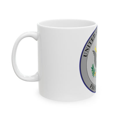 Seal of the United States Court of Appeals for the First Circuit - White Coffee Mug-The Sticker Space