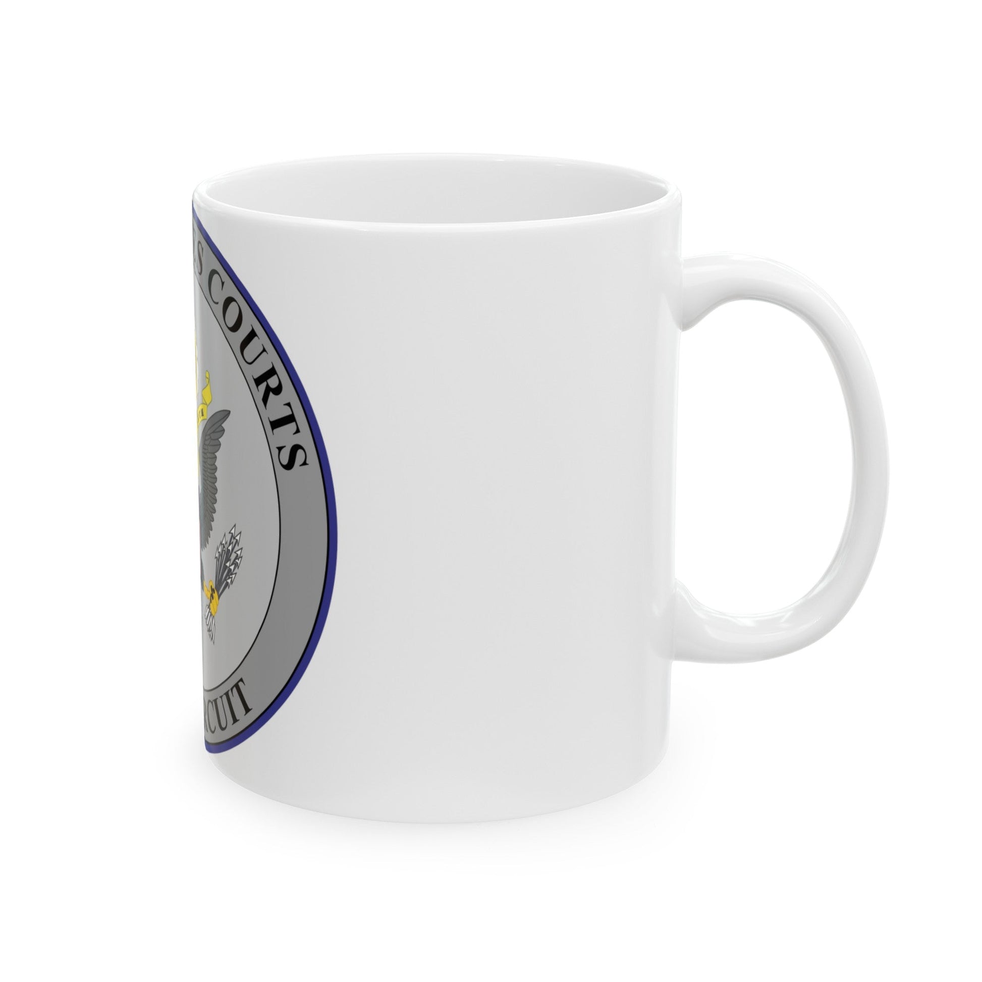 Seal of the United States Court of Appeals for the First Circuit - White Coffee Mug-The Sticker Space