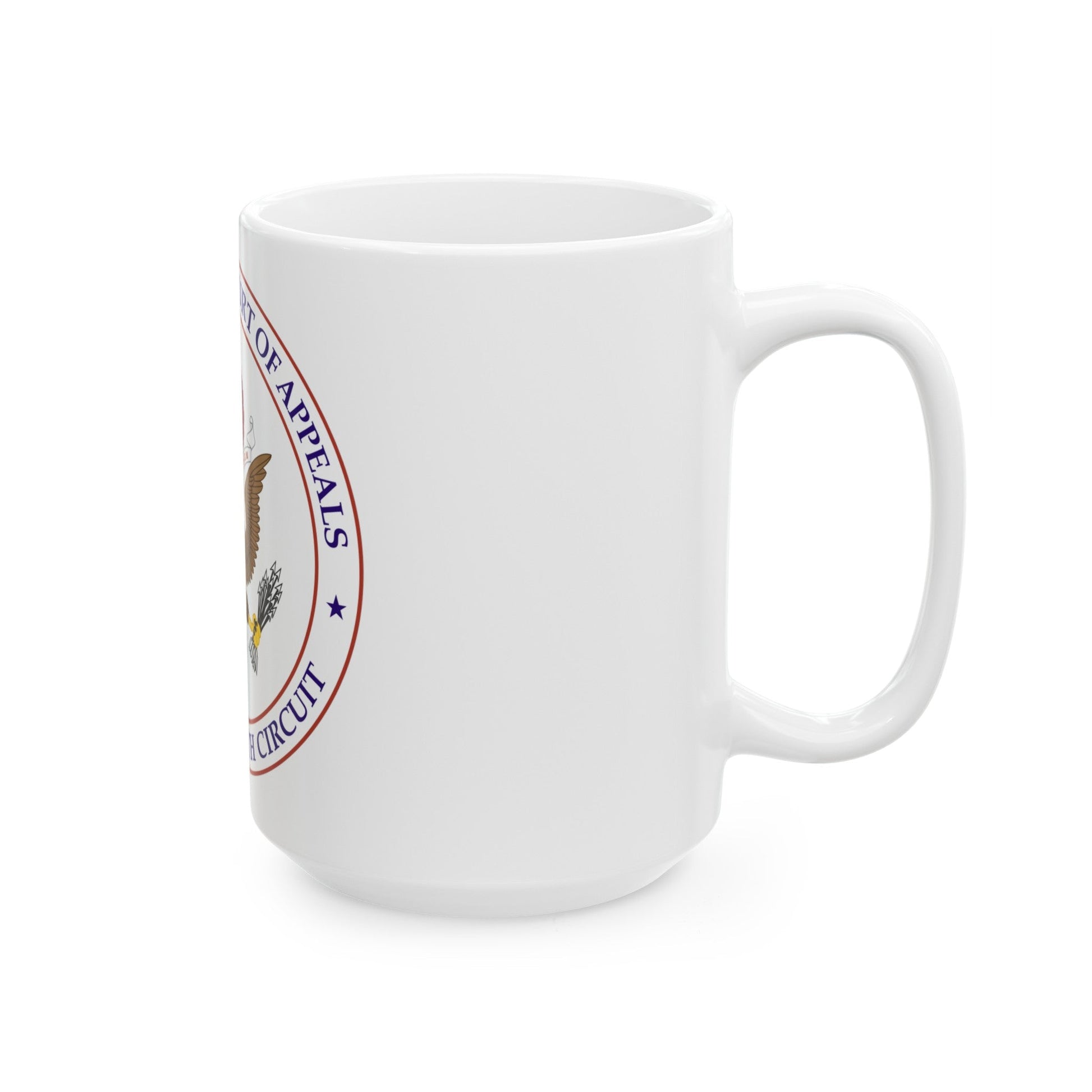 Seal of the United States Court of Appeals for the Fourth Circuit - White Coffee Mug-The Sticker Space