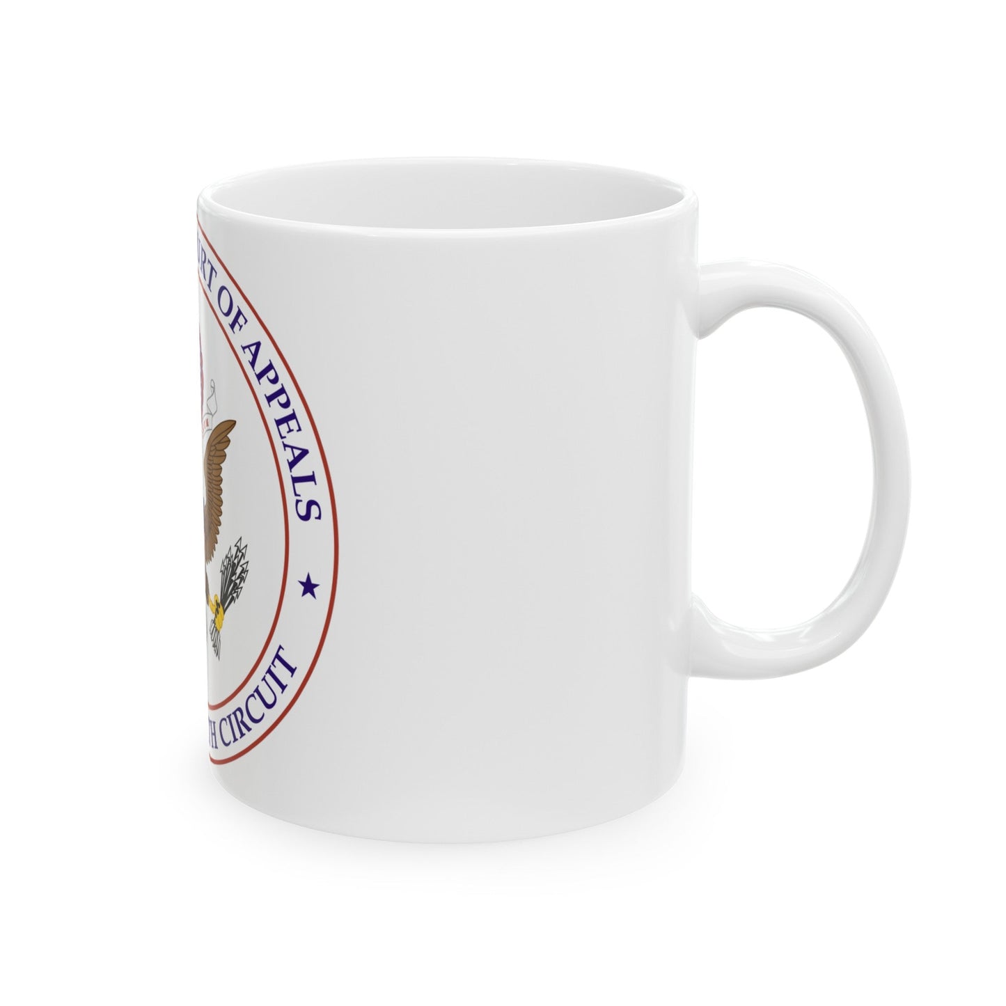 Seal of the United States Court of Appeals for the Fourth Circuit - White Coffee Mug-The Sticker Space