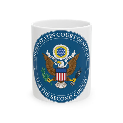 Seal of the United States Court of Appeals for the Second Circuit - White Coffee Mug-11oz-The Sticker Space