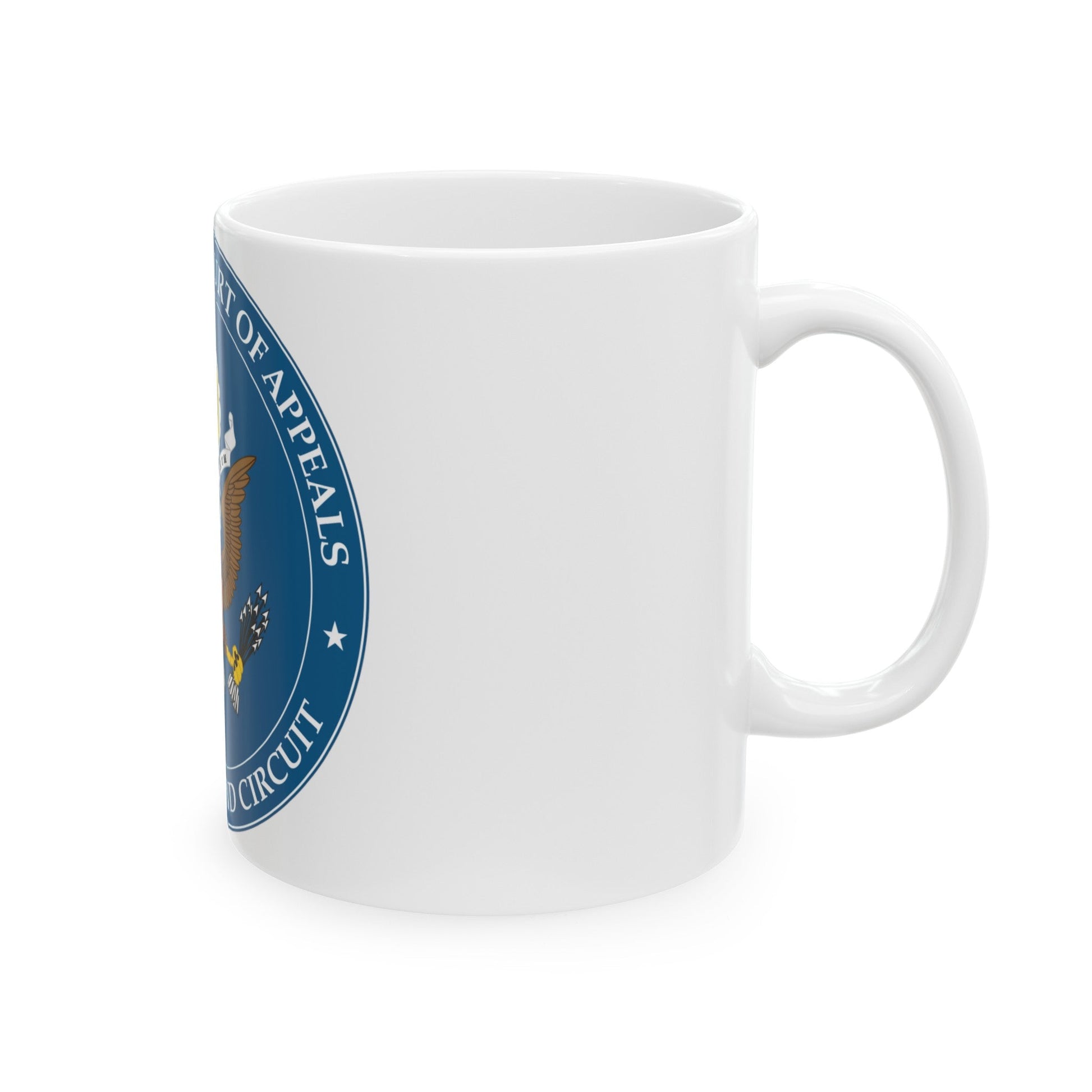 Seal of the United States Court of Appeals for the Second Circuit - White Coffee Mug-The Sticker Space