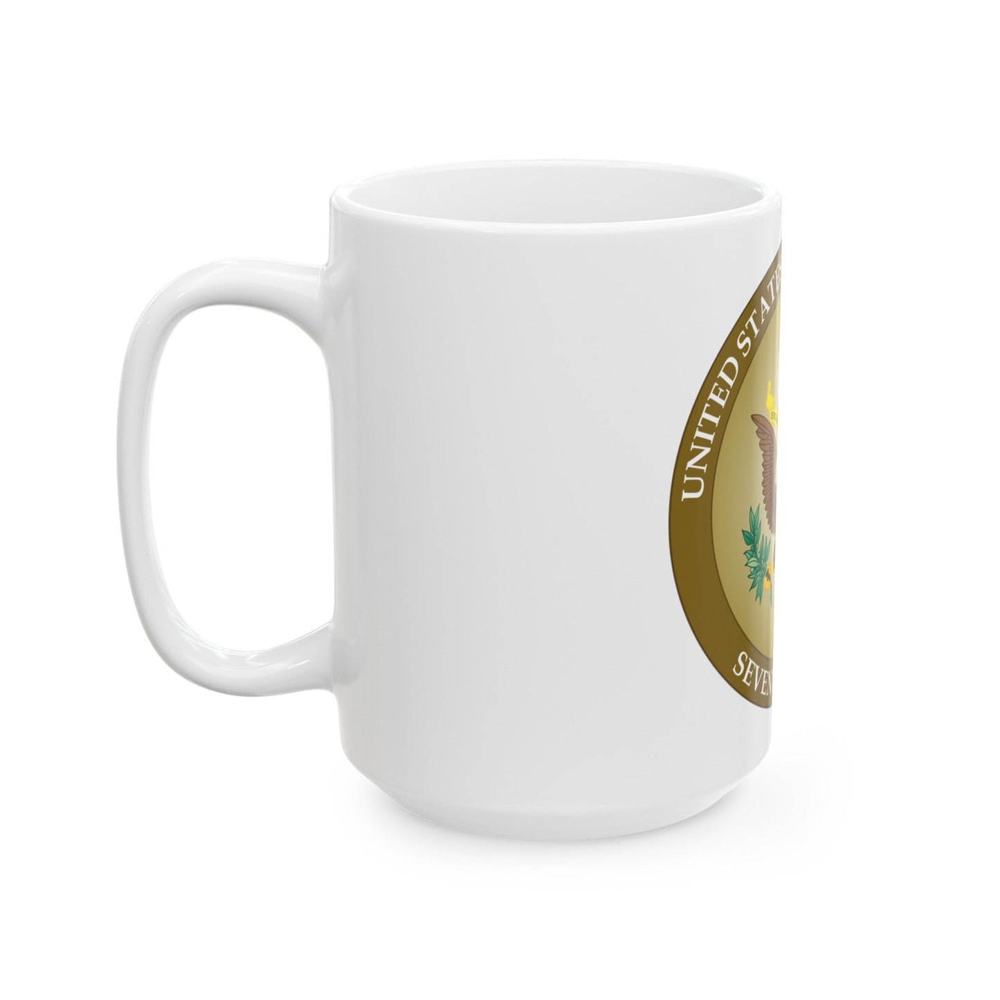 Seal of the United States Court of Appeals for the Seventh Circuit - White Coffee Mug-The Sticker Space