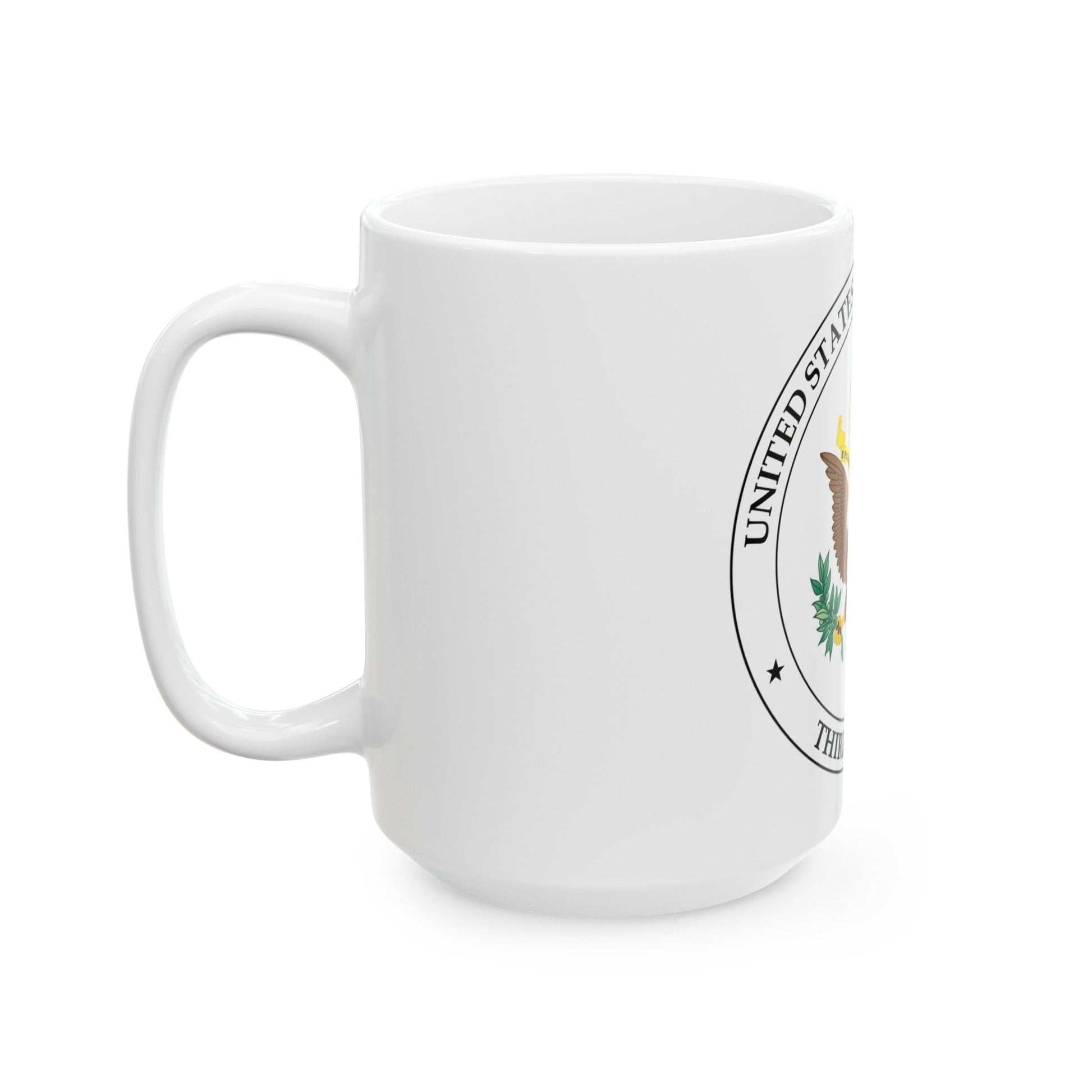 Seal of the United States Court of Appeals for the Third Circuit - White Coffee Mug-The Sticker Space