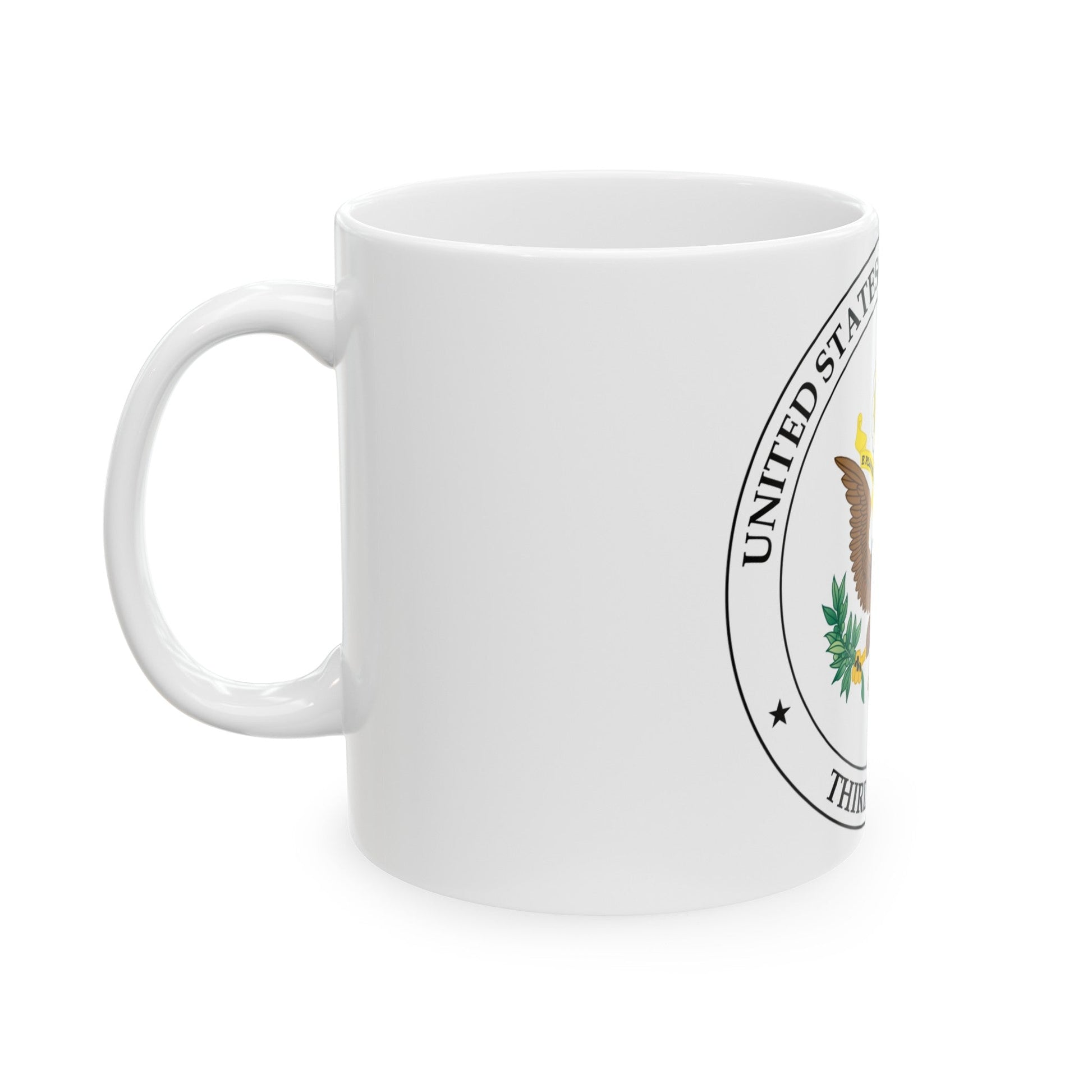 Seal of the United States Court of Appeals for the Third Circuit - White Coffee Mug-The Sticker Space