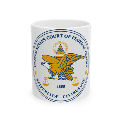 Seal of the United States Court of Federal Claims - White Coffee Mug-11oz-The Sticker Space