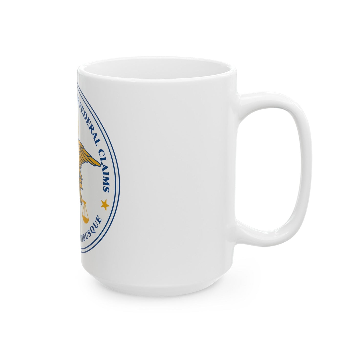 Seal of the United States Court of Federal Claims - White Coffee Mug-The Sticker Space