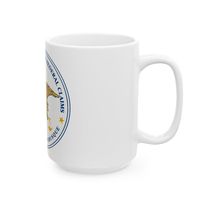 Seal of the United States Court of Federal Claims - White Coffee Mug-The Sticker Space