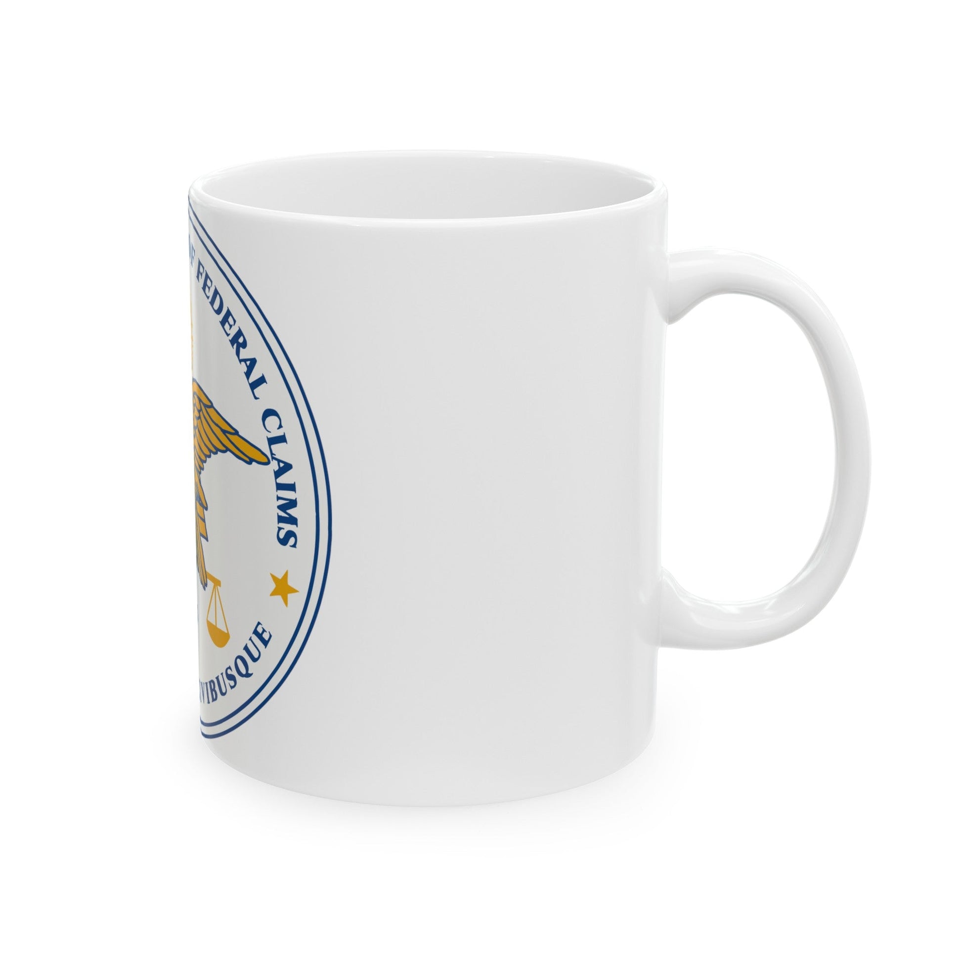 Seal of the United States Court of Federal Claims - White Coffee Mug-The Sticker Space