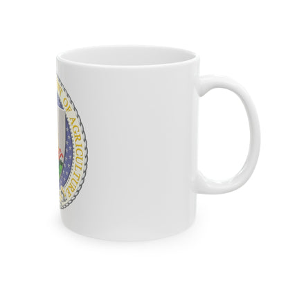 Seal of the United States Department of Agriculture - White Coffee Mug-The Sticker Space