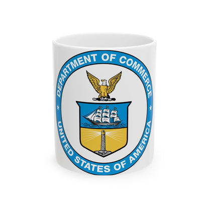 Seal of the United States Department of Commerce - White Coffee Mug-11oz-The Sticker Space