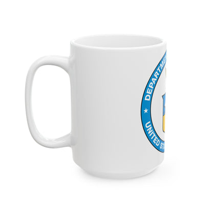 Seal of the United States Department of Commerce - White Coffee Mug-The Sticker Space