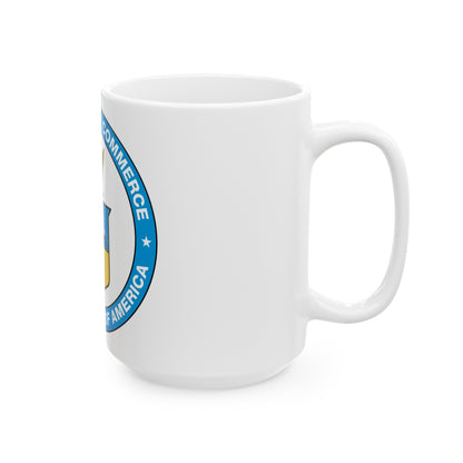 Seal of the United States Department of Commerce - White Coffee Mug-The Sticker Space