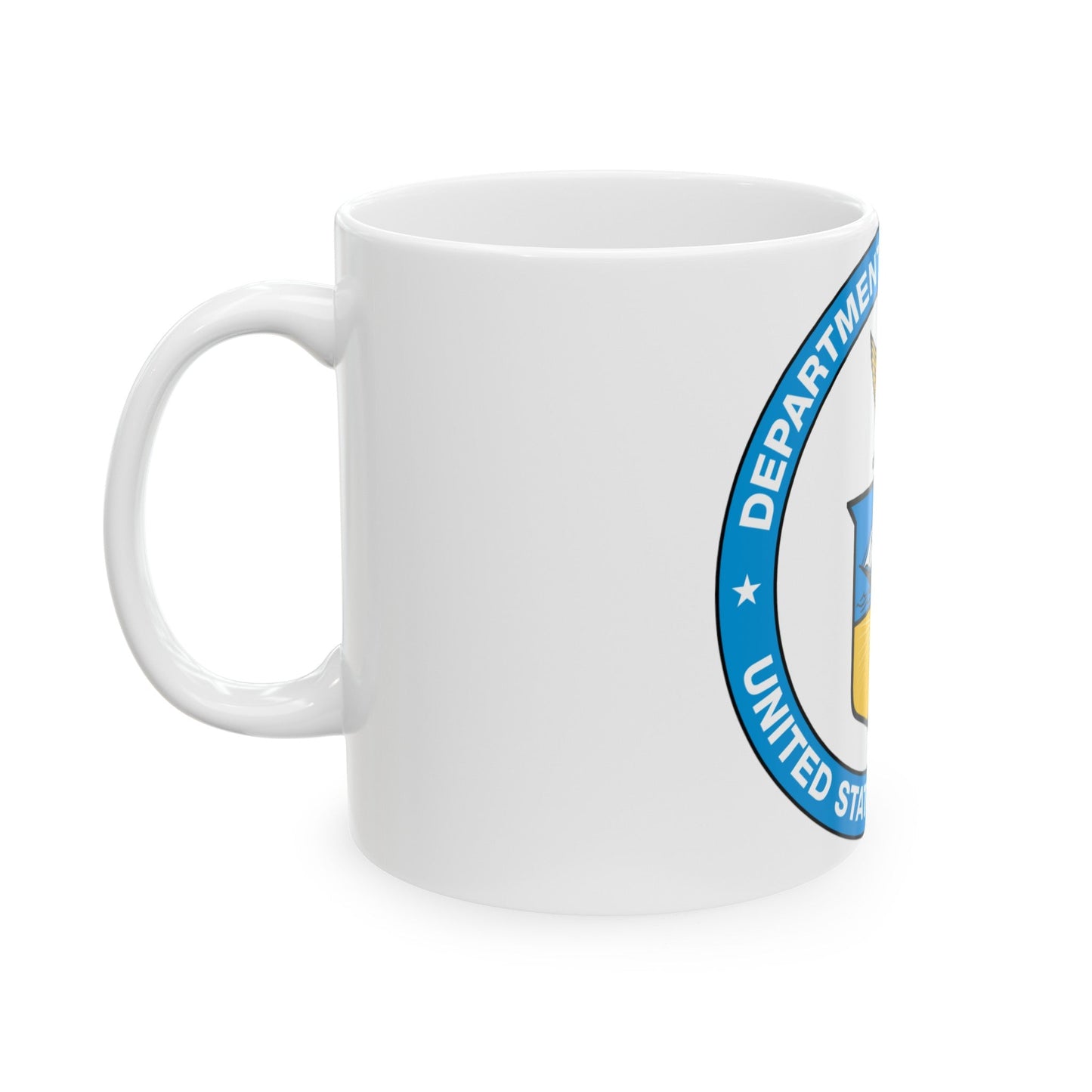 Seal of the United States Department of Commerce - White Coffee Mug-The Sticker Space