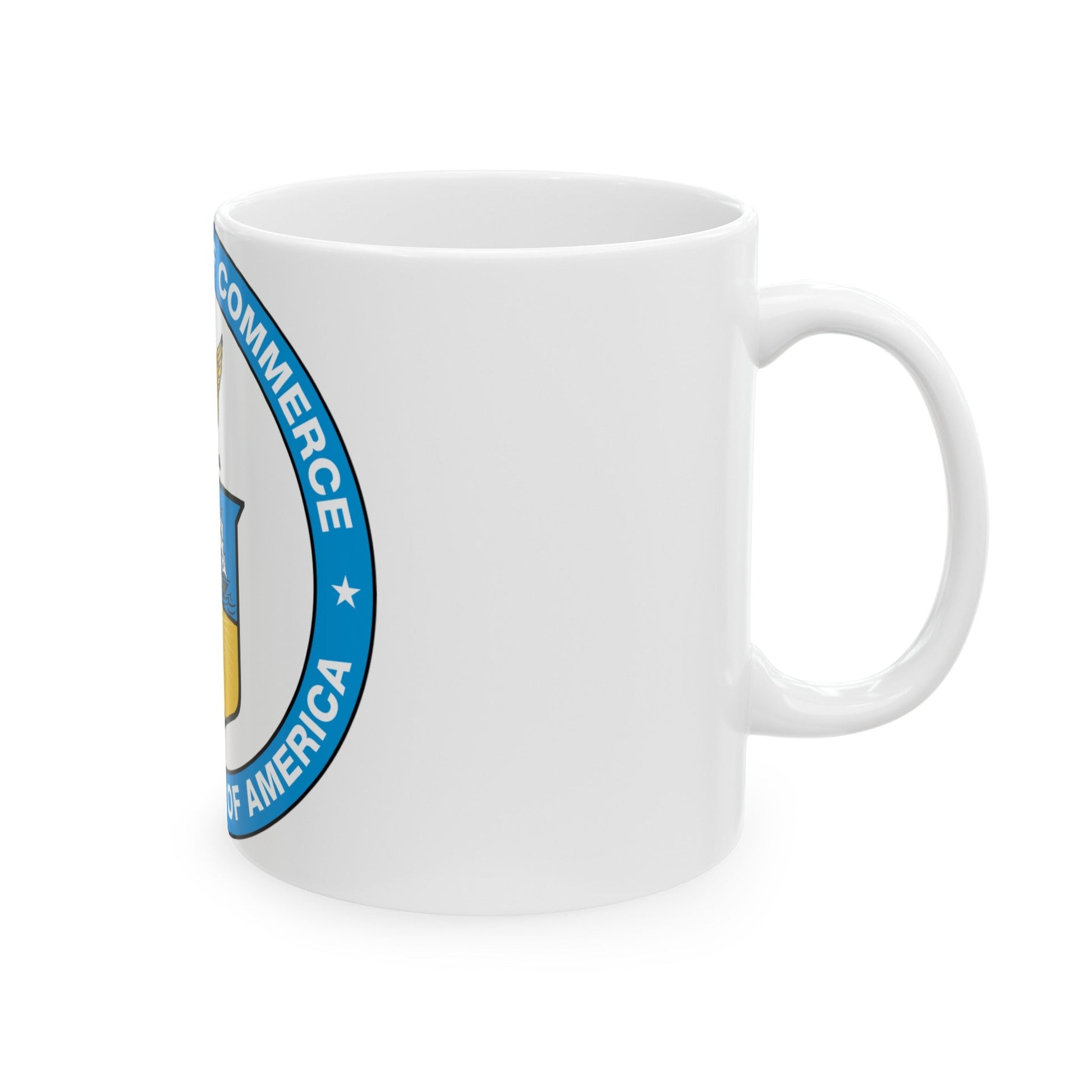 Seal of the United States Department of Commerce - White Coffee Mug-The Sticker Space