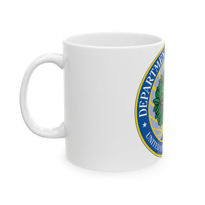 Seal of the United States Department of Education - White Coffee Mug-The Sticker Space