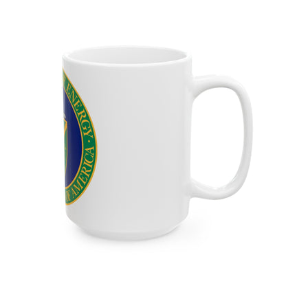 Seal of the United States Department of Energy - White Coffee Mug-The Sticker Space