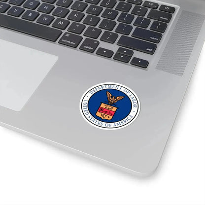 Seal of the United States Department of Labor - STICKER Vinyl Kiss-Cut Decal - The Sticker Space