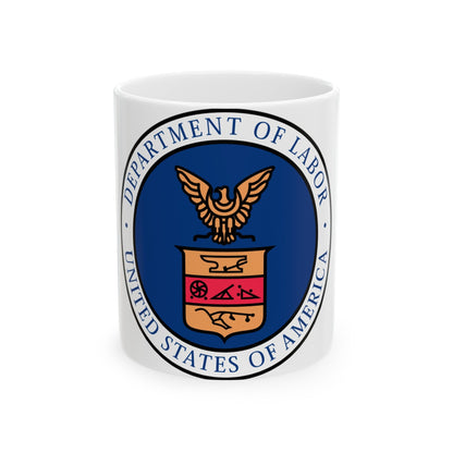 Seal of the United States Department of Labor - White Coffee Mug-11oz-The Sticker Space