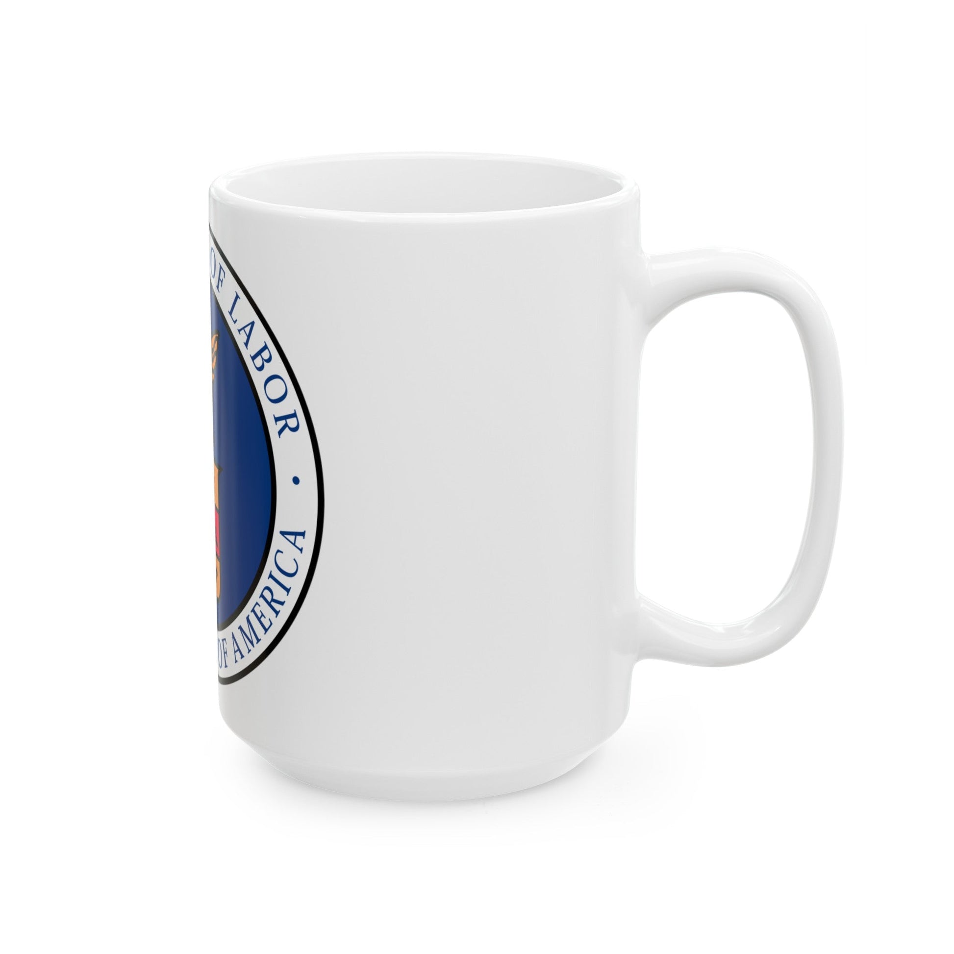 Seal of the United States Department of Labor - White Coffee Mug-The Sticker Space